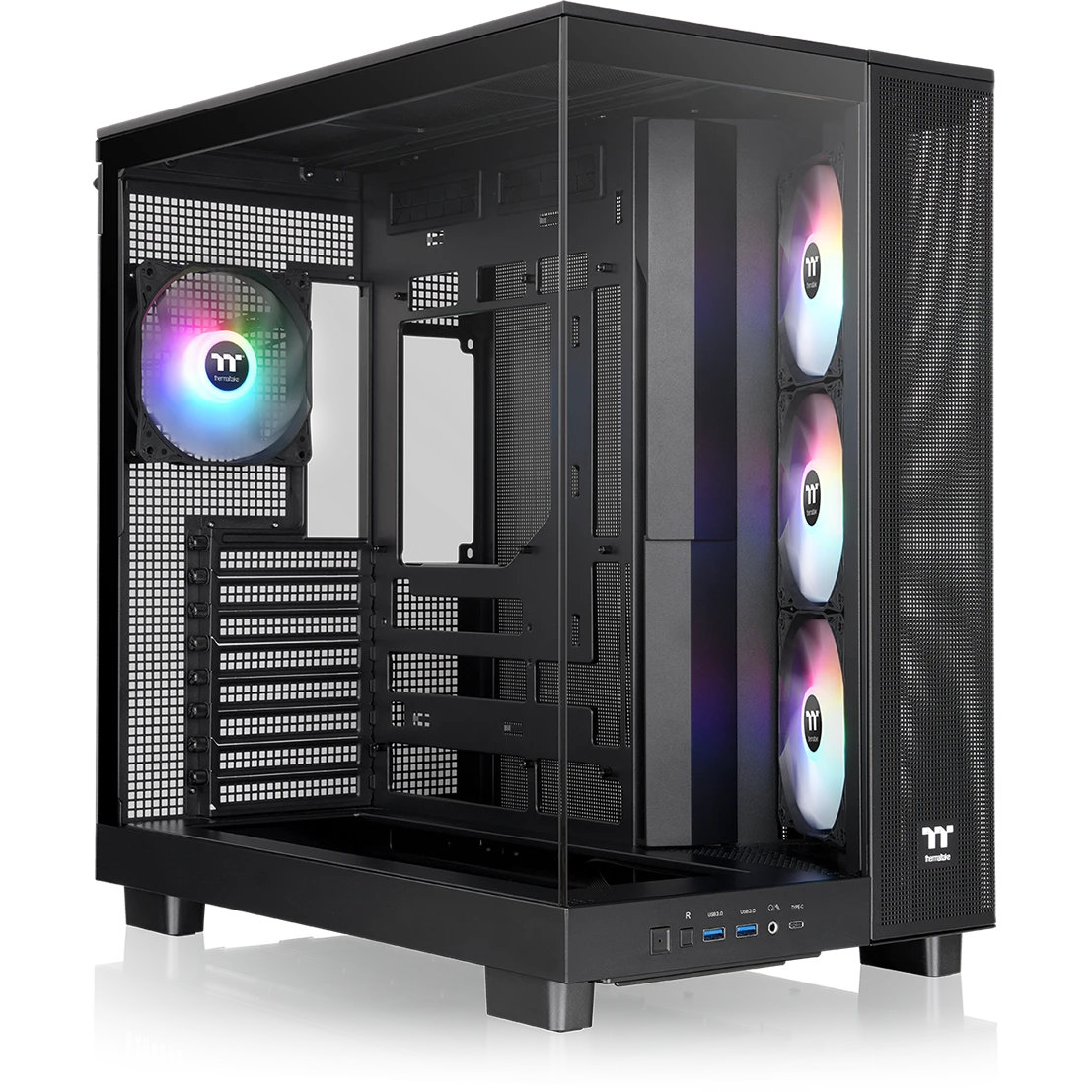 Корпус Thermaltake View 380 XL TG ARGB (CA-11E-00M1WN-00), Черный детальное изображение - 2