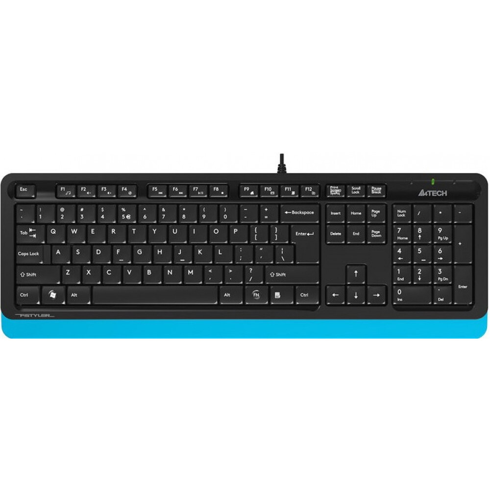 Клавиатура + мышь A4Tech Fstyler F1010, Голубой детальное изображение - 2
