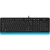 Клавиатура + мышь A4Tech Fstyler F1010, Голубой вариант - 2