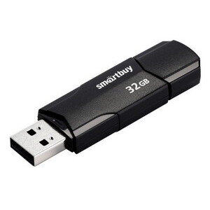 USB Flash накопитель SmartBuy  (SB32 ГБCLU-K) 32 ГБ, черный детальное изображение - 1