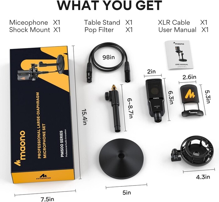 Микрофон Maono AU-PM500 №7