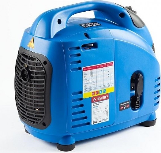 Генератор бензиновый ЗУБР ЗИГ-1200, 1 кВт, Синий детальное изображение - 2