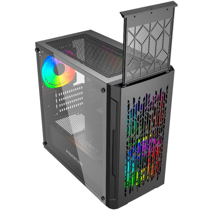 Корпус Powercase Mistral Micro D3B ARGB, Черный №2