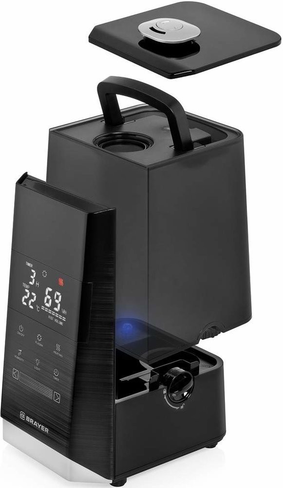 Увлажнитель воздуха Brayer BR4704, Черный детальное изображение - 8
