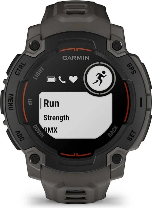 Смарт-часы Garmin Instinct E, 45 мм, Черный с угольно-черным ремешком детальное изображение - 2