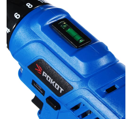 Аккумуляторная дрель-шуруповерт РОКОТ ДША-12в 691-028, 12 В, 18 Нм, 1,3 А·ч детальное изображение - 3