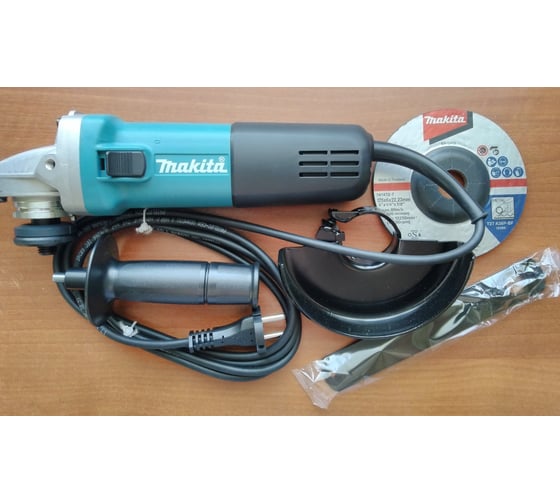 Угловая шлифмашина Makita, плавный пуск, антирестарт, коробка GA5030RX8 (Makita GA5030R+Диск B-45808, 5 шт), 125 мм, 11000 об/мин, 720 Вт детальное изображение - 20