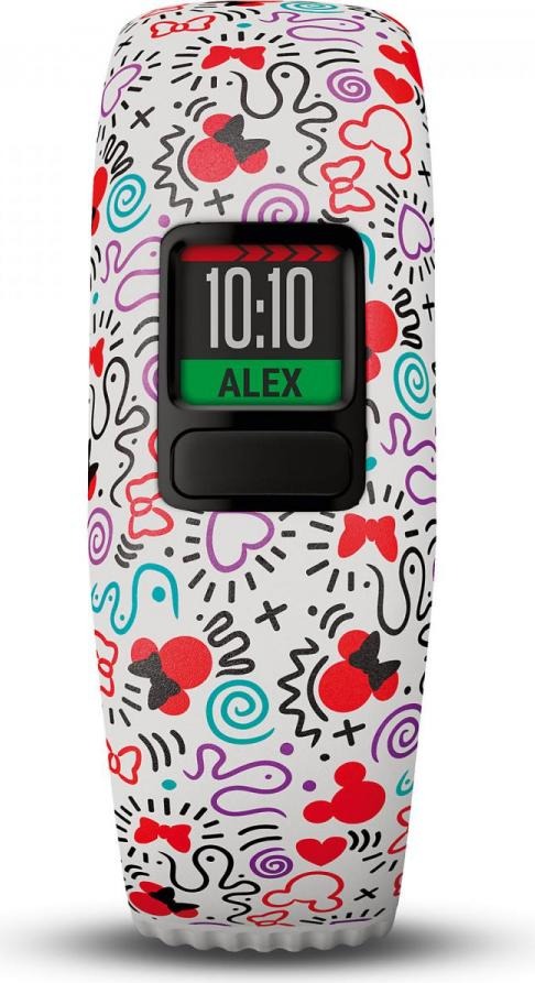 Фитнес-браслет детский Garmin Vivofit Jr 2, Minnie Mouse Band, 11 мм, Белый детальное изображение - 5