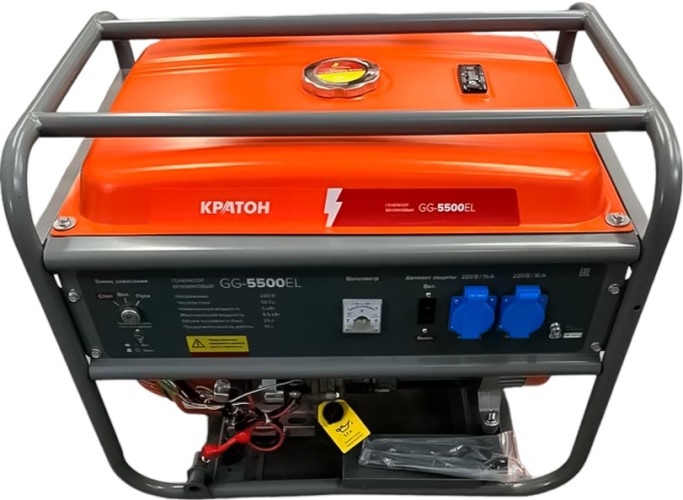 Генератор бензиновый Кратон GG-5500EL 3 08 01 048, 5 кВт, Оранжевый детальное изображение - 1