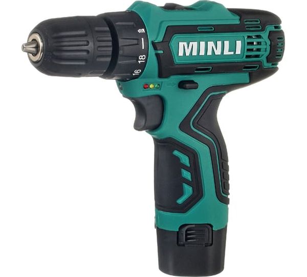 Аккумуляторная дрель-шуруповерт MINLI DC102.2, 12 В, 22 Нм, 1.3 А·ч  детальное изображение - 5