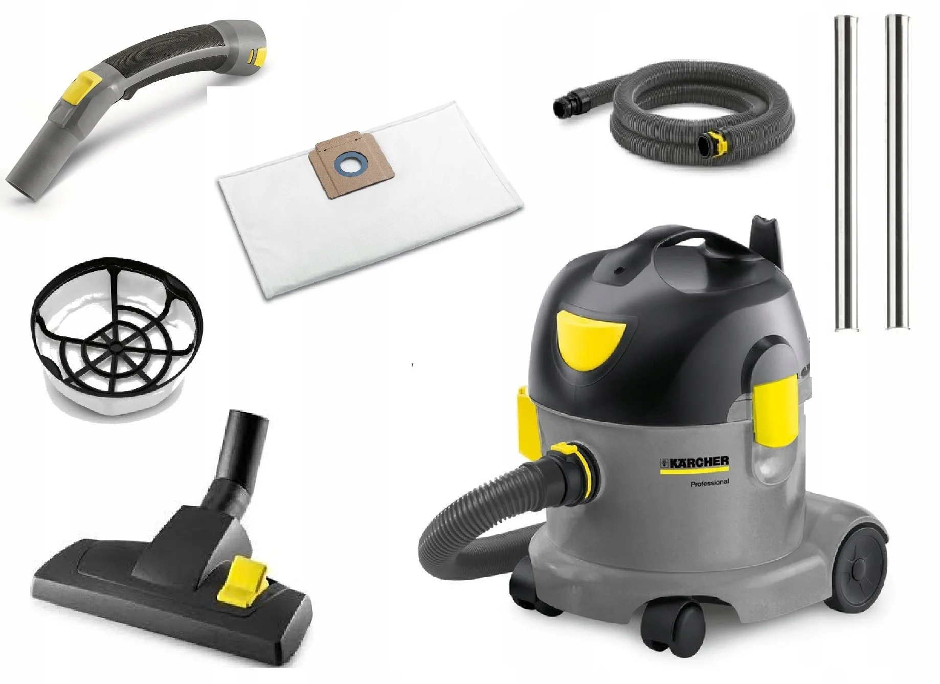 Пылесос Karcher T 10/1 Adv, Серый детальное изображение - 2