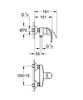 Смеситель Grohe Eurosmart 33555001 вариант - 2