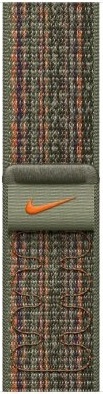 Умные часы Apple Watch Series 9 Pink Aluminum Case GPS + Cellular with Nike Sport Band Sequoia/Orange, 45 mm, Секвойя/Оранжевый детальное изображение - 3