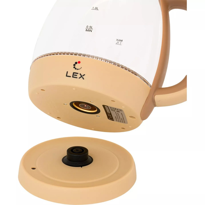 Электрочайник Lex LX-3002-2, Бежевый №5