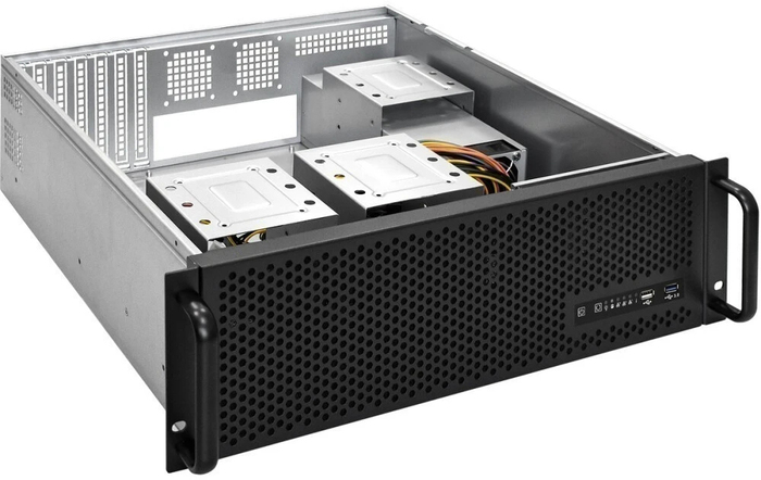 Серверный корпус ExeGate Pro 3U450-09/2U-500ADS, 500 Вт, Черный №2