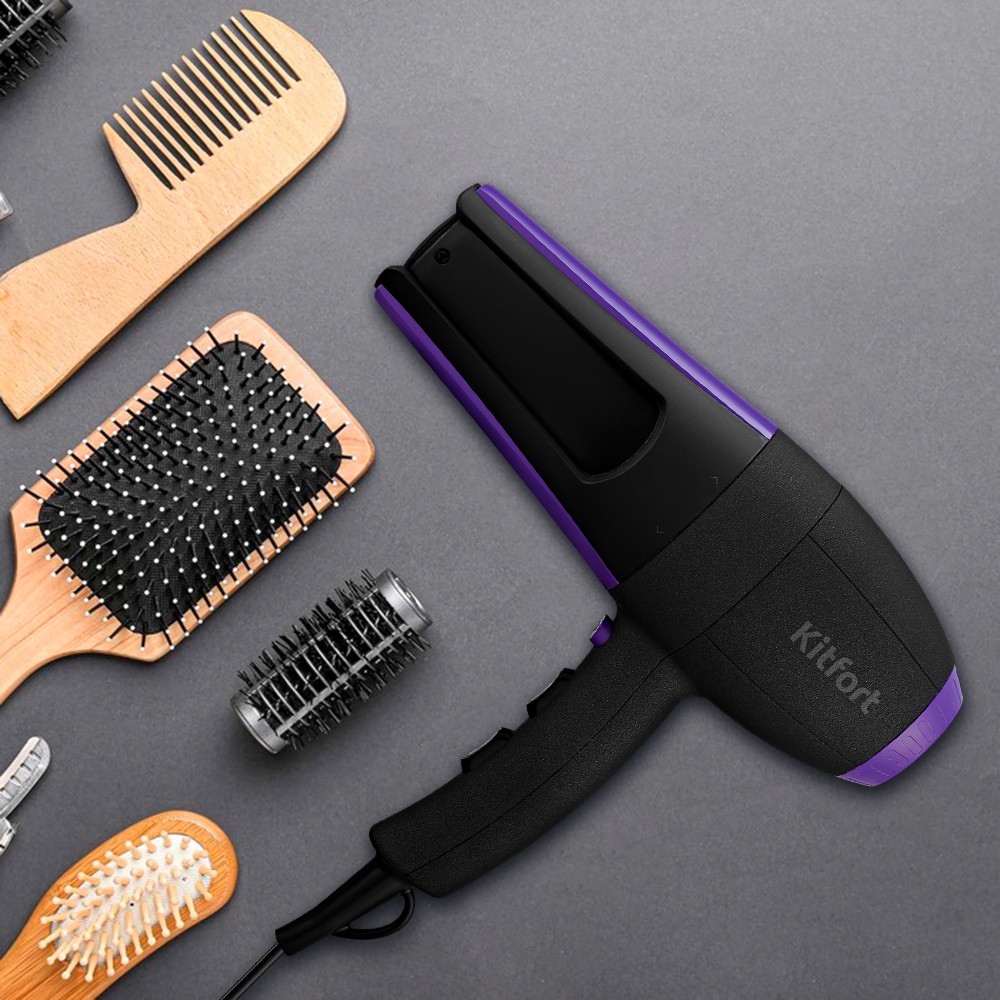 Фен KITFORT KT-3232, Черный детальное изображение - 6