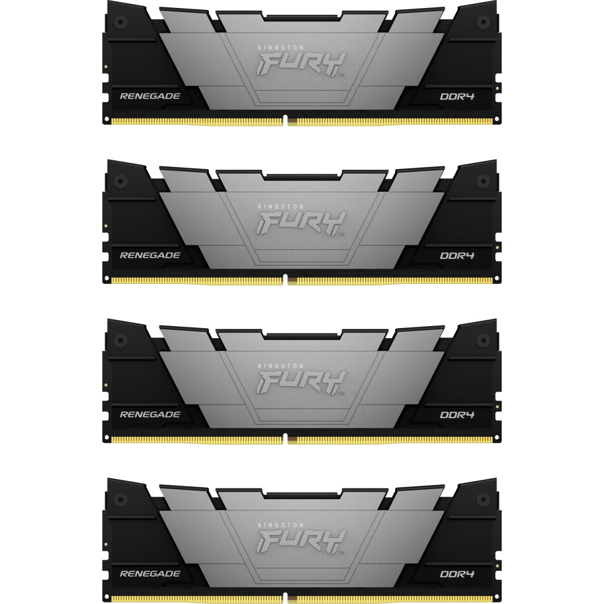 Оперативная память Kingston Fury Renegade DDR4 3600MHz, KF436C16RB12K4/64, 4x16 Гб KIT, 64 Гб детальное изображение - 1