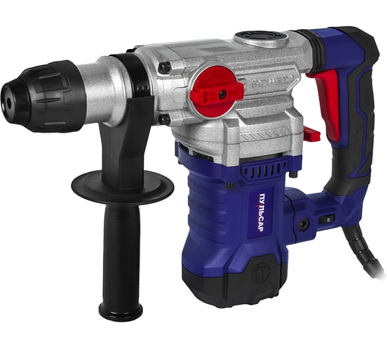 Перфоратор сетевой ПУЛЬСАР SDS-plus ПЭ 32-1500 (3 режима, мет. корпус редуктора, 5,4кг) 921-503, 1500 Вт, 5,5 Дж, 0-4300 уд/мин детальное изображение - 1