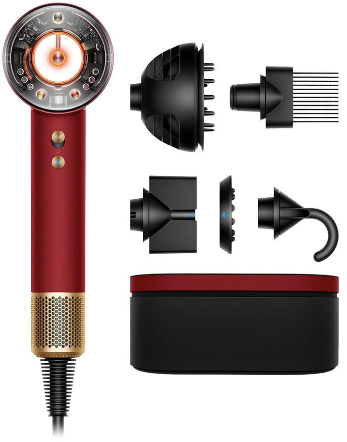 Фен Dyson Supersonic Nural HD16 с кейсом, Янтарный шелк (EU) №2