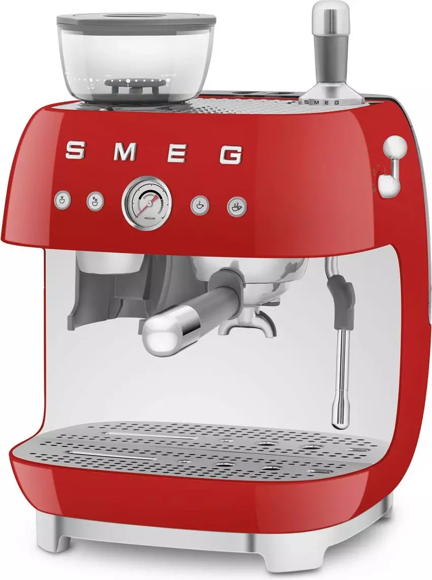 Кофемашина Smeg EGF03RDEU, Красный детальное изображение - 9