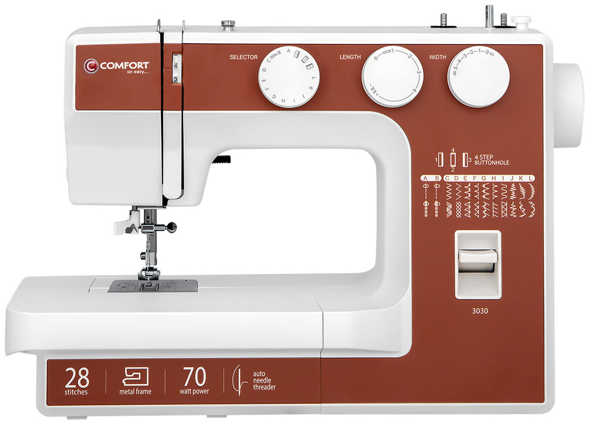 Швейная машина Comfort 3030, Коричневый детальное изображение - 1