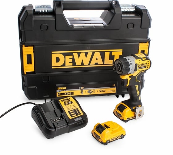 Аккумуляторный шуруповерт DeWALT DCF601D2-QW, 12 В, 8 Нм, 2 А·ч детальное изображение - 2