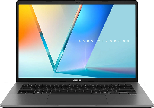 Ноутбук ASUS VivoBook S14 S3407CA-LY099 (Intel Core Ultra 7 255H, Intel Arc 140T) 16ГБ, 1ТБ SSD, noOS, серый (90NB16J2-M00780) детальное изображение - 1