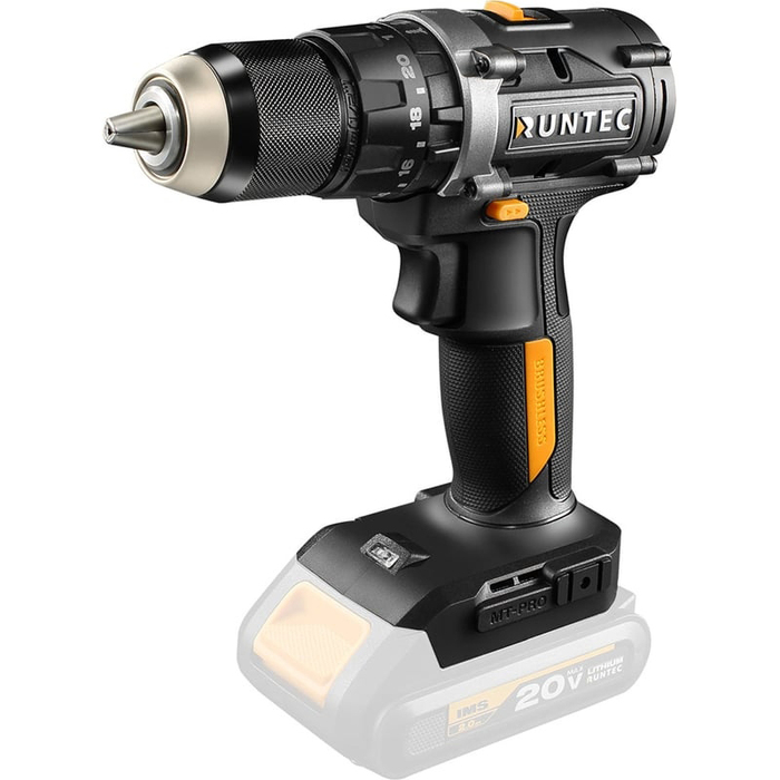 Аккумуляторная дрель-шуруповерт RUNTEC PRO RT-ID222W, 20 В, 55 Нм №1