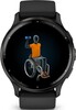 Смарт-часы Garmin Venu 3, Черные с серым безелем и кожаным ремешком вариант - 2