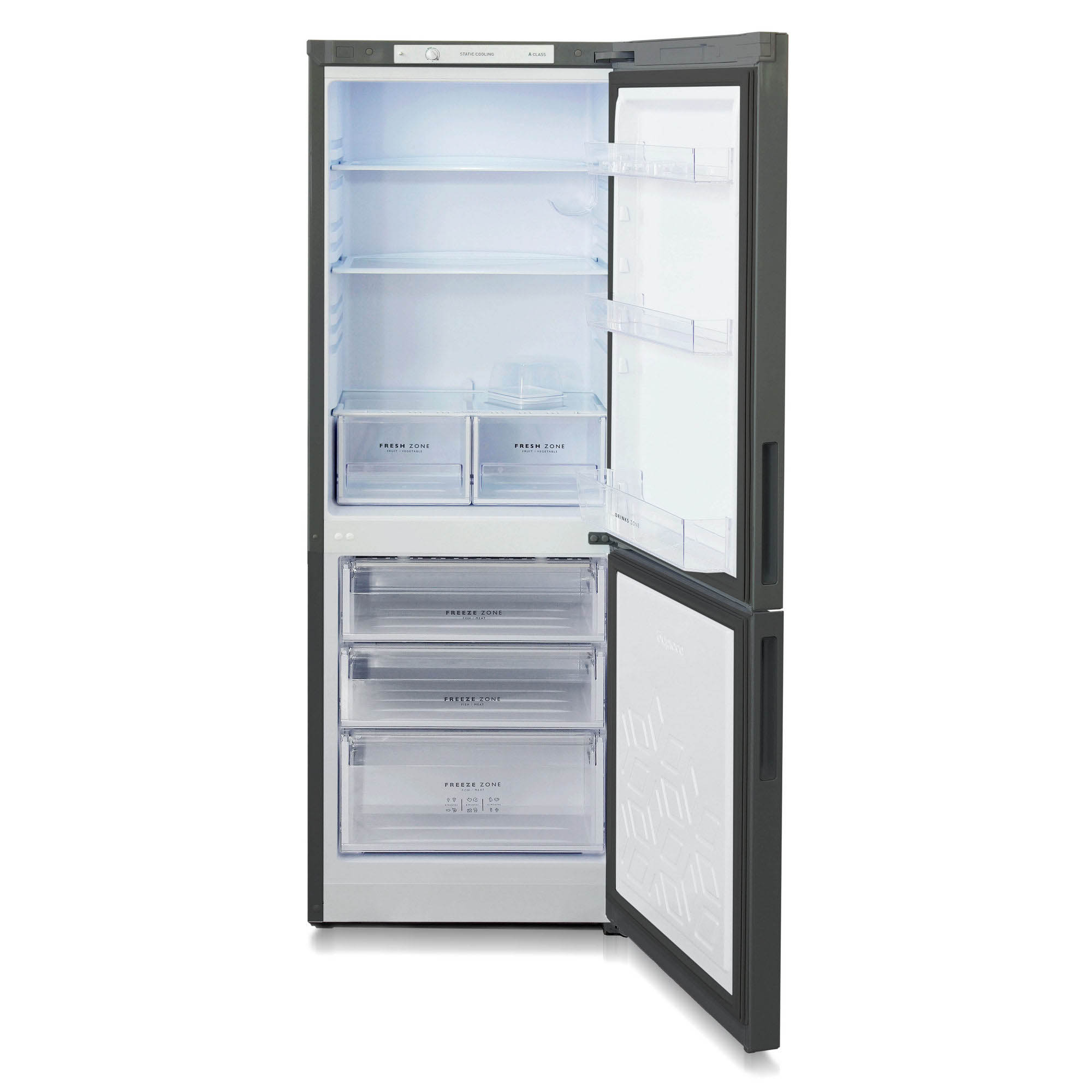 Холодильник Biryusa W6033, Черный детальное изображение - 3
