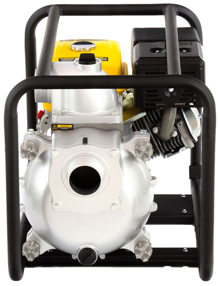 Мотопомпа бензиновая Denzel 99204 PX-80D для грязной воды, 1500 л/мин, 80 мм, напор 30 м, d=80 мм, 11030 Вт, Желтый №2