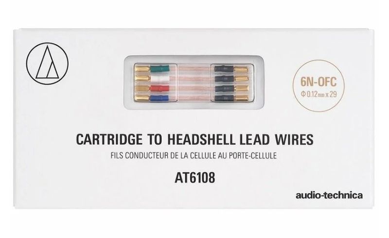 Набор проводов для иглы звукоснимателя Audio-Technica AT6108,  Красный детальное изображение - 2