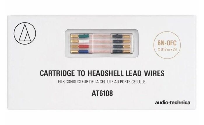 Набор проводов для иглы звукоснимателя Audio-Technica AT6108,  Красный №2