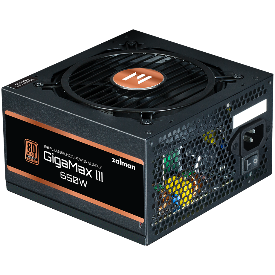 Блок питания Zalman GigaMax III (ZM650-GV3), 650 Вт детальное изображение - 1