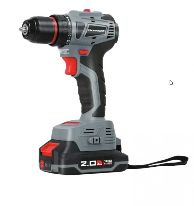 Аккумуляторная дрель-шуруповерт Profipower MKBL-18B T0056, 12 В, 36 Нм, 2 А·ч  детальное изображение - 1