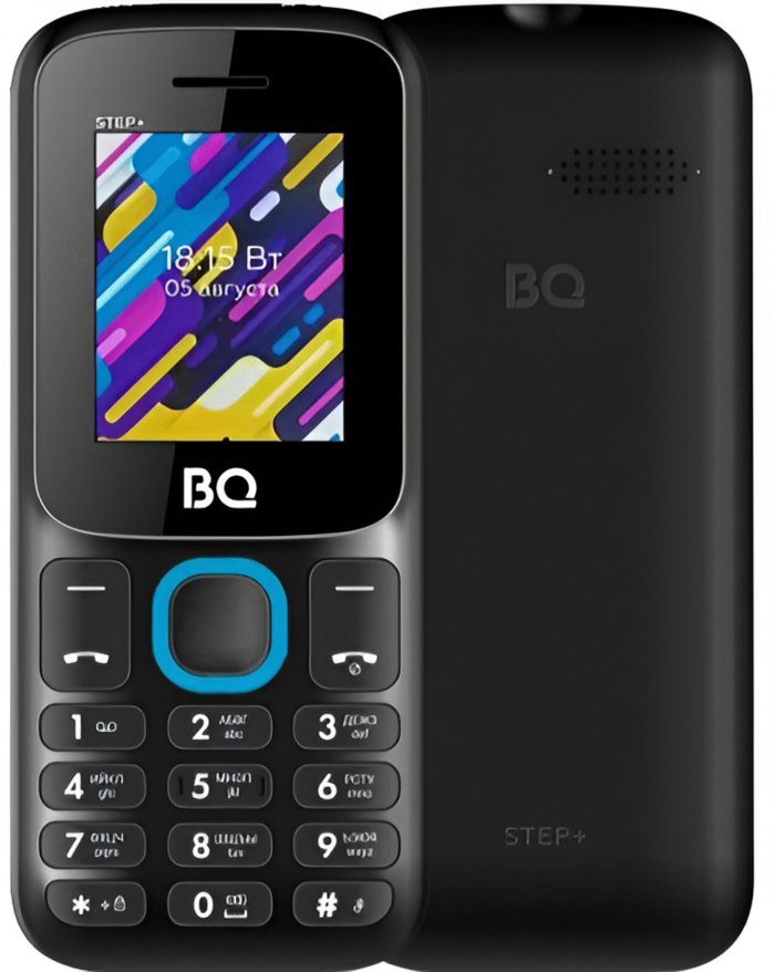 Мобильный телефон BQ 1848 Step+, 32 Мб, Черный/Синий, Dual mini-SIM №5