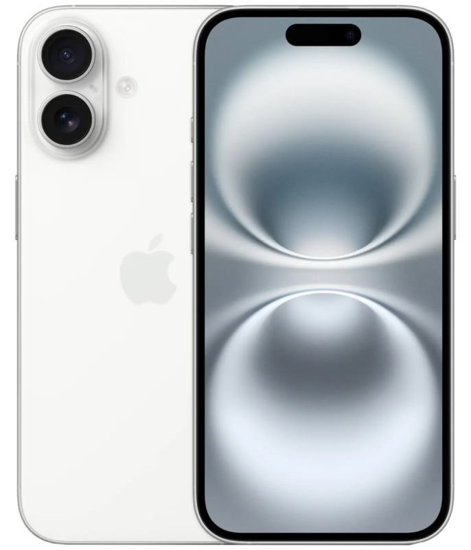 Смартфон Apple iPhone 16 256 Гб, Белый, Dual eSIM детальное изображение - 1