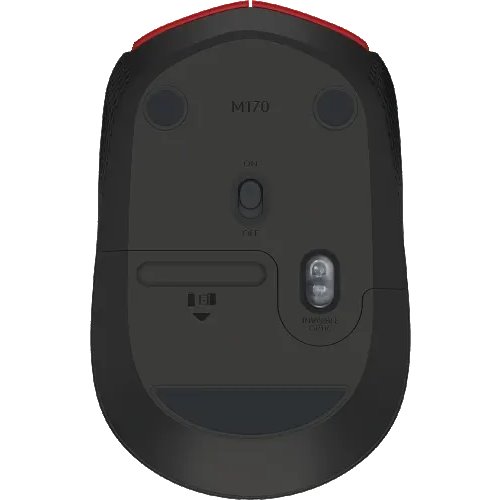 Мышь Logitech M170  (910-004648), Красный детальное изображение - 4