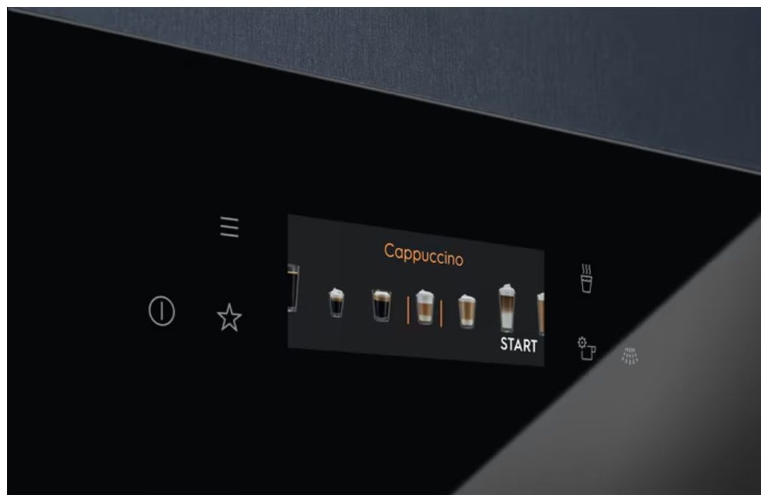 Встраиваемая автоматическая кофемашина Electrolux KBC85Z, Черный детальное изображение - 2