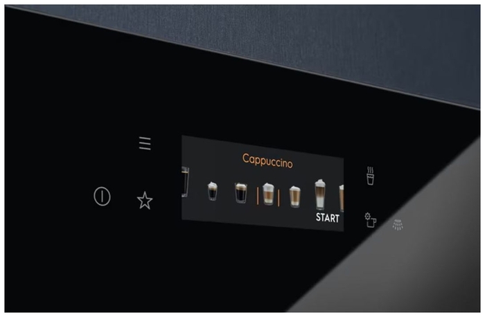 Встраиваемая автоматическая кофемашина Electrolux KBC85Z, Черный №2