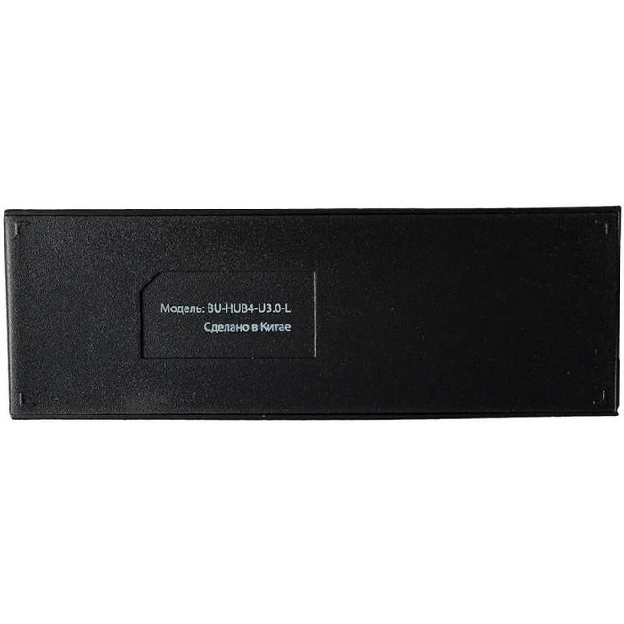 USB-концентратор Buro BU-HUB4-U3.0-L, Черный №2