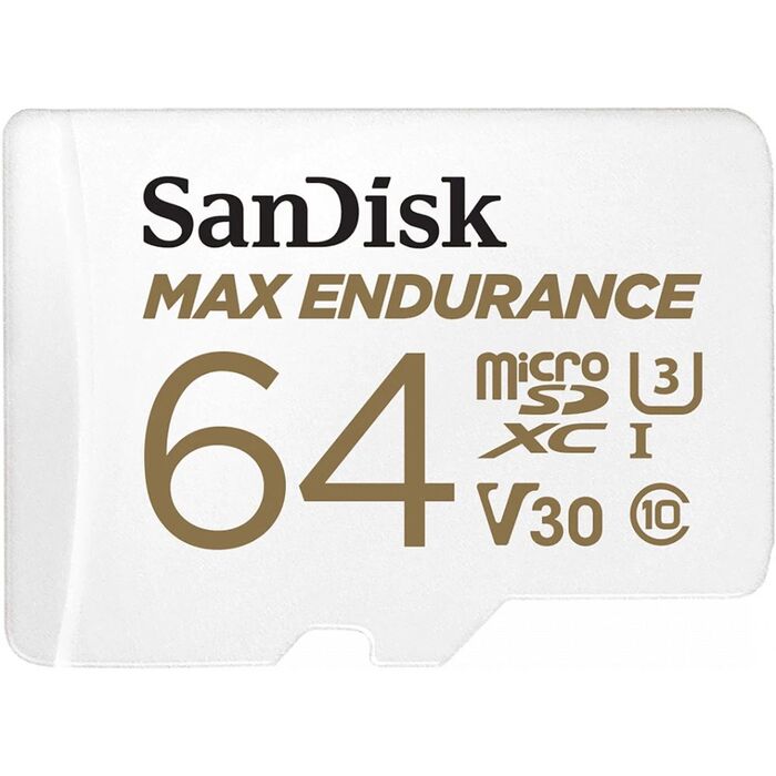 Карта памяти SanDisk Max Endurance MicroSD (SDSQQVR-064G-GN6IA), 64 Гб №1