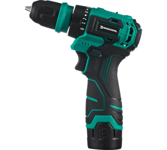 Аккумуляторная дрель-шуруповерт Rokodil Twist Air 1047298, 18 В, 95 Нм, 2 А·ч  детальное изображение - 1