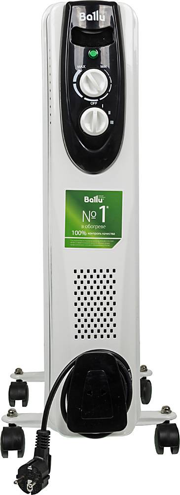 Масляный радиатор Ballu Classic BOH CL-11WRN, Белый детальное изображение - 2