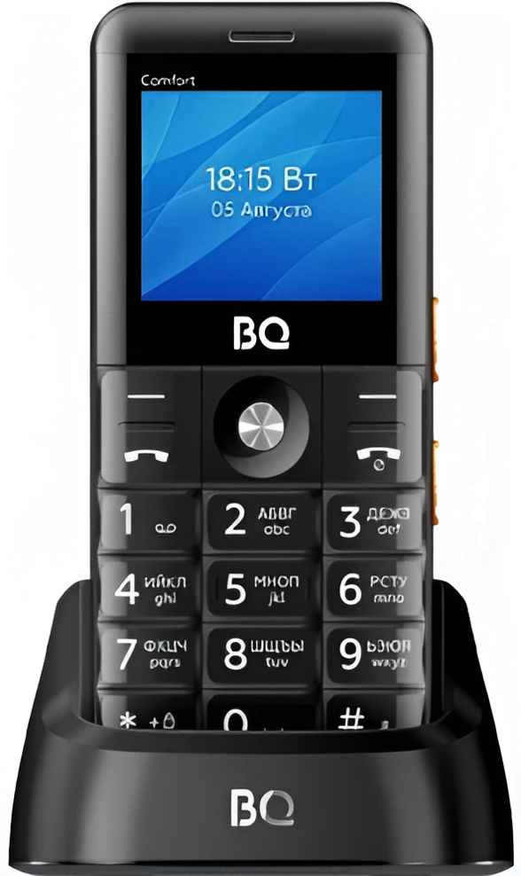 Мобильный телефон BQ 2006 Comfort, 32 Мб, Черный, Dual mini-SIM детальное изображение - 6
