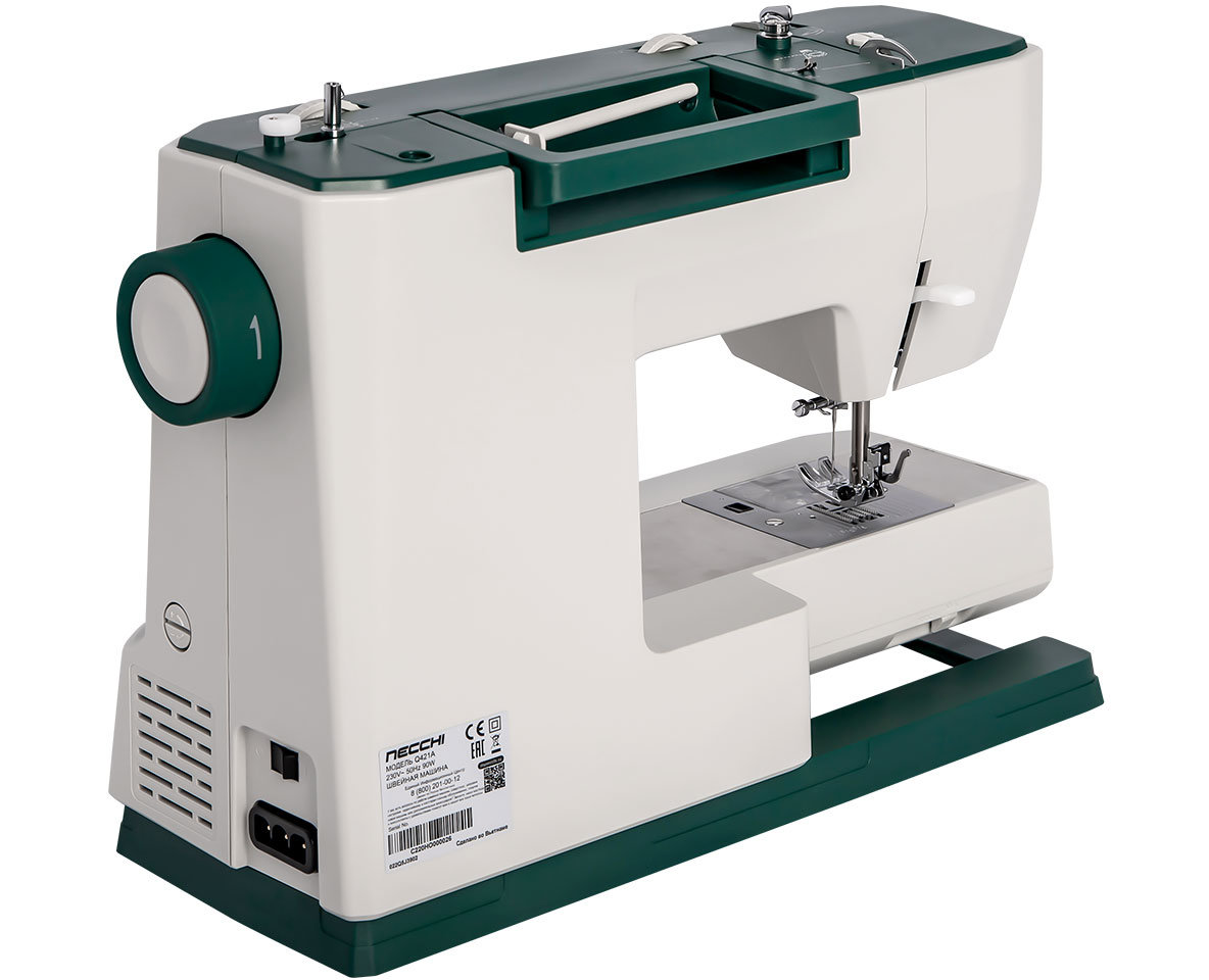 Швейная машина Necchi Q421A, Зеленый детальное изображение - 2