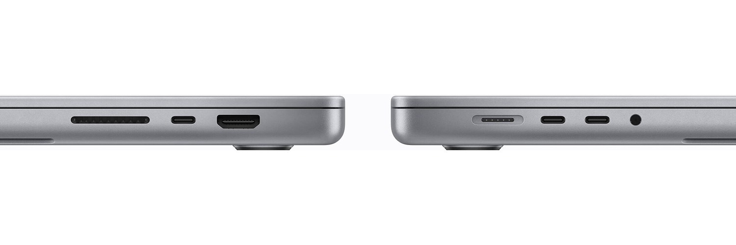 Ноутбук Apple MacBook Pro 2021, RAM 16 ГБ, Серебристый, SSD 1 ТБ, Apple graphics 16-core детальное изображение - 6