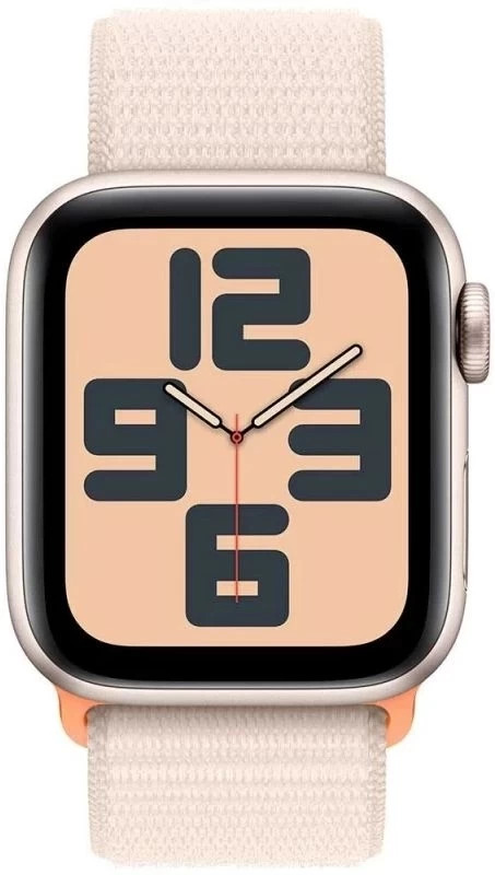 Умные часы Apple Watch Series SE 2024 40 мм, Starlight Aluminium Case, Stalight Sport Loop детальное изображение - 2