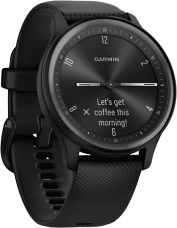 Смарт-часы Garmin Vivomove Sport 40 мм, Черный детальное изображение - 3