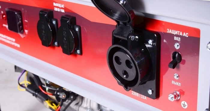 Генератор бензиновый Ресанта БГ 6500 Э 64/1/46, 5 кВт, Серый №5